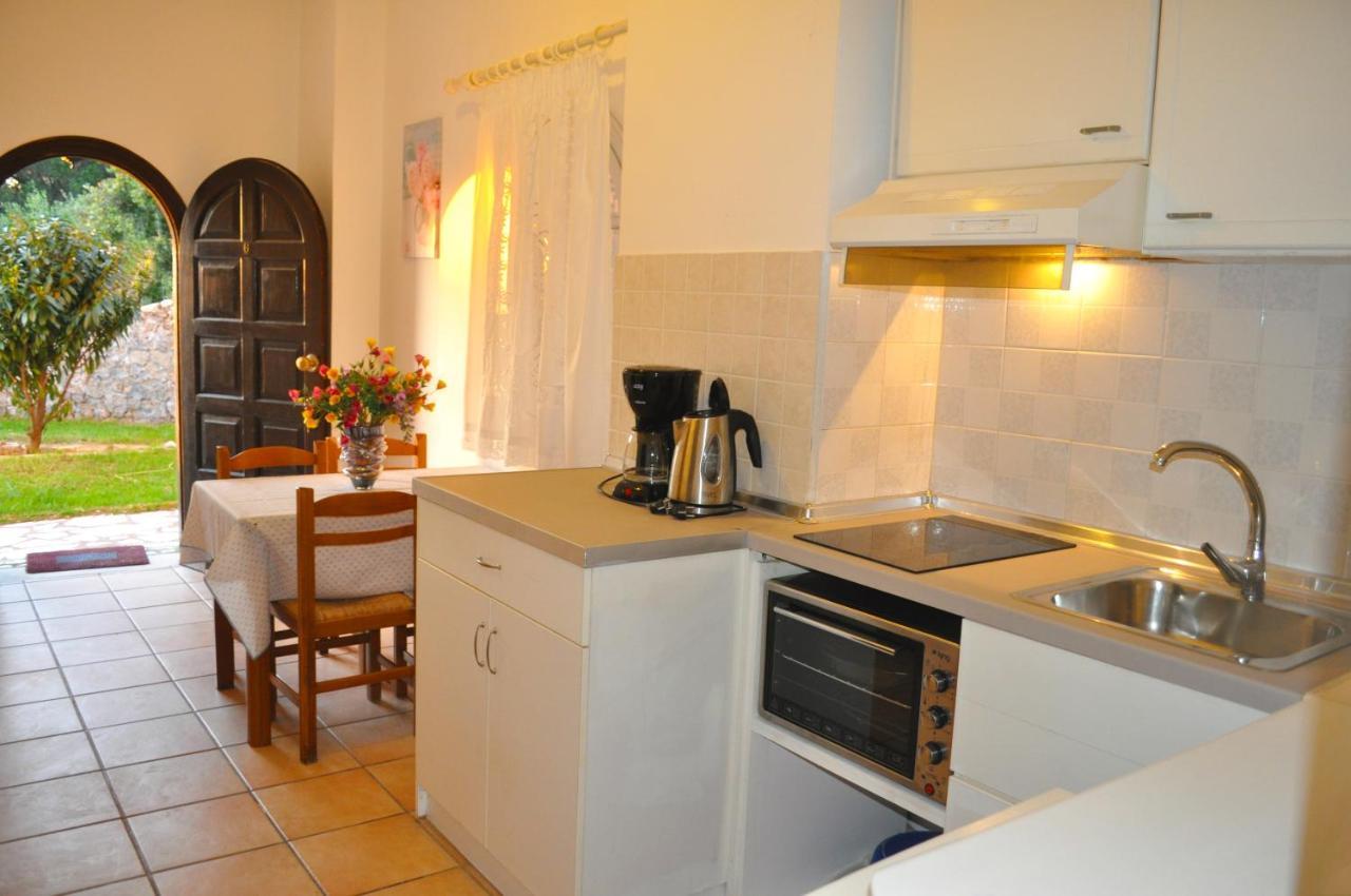 Holiday Apartments Maria With Pool And Panorama View - Agios Gordios Beach Ngoại thất bức ảnh