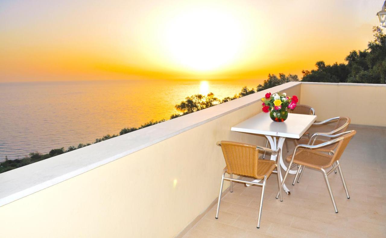 Holiday Apartments Maria With Pool And Panorama View - Agios Gordios Beach Ngoại thất bức ảnh