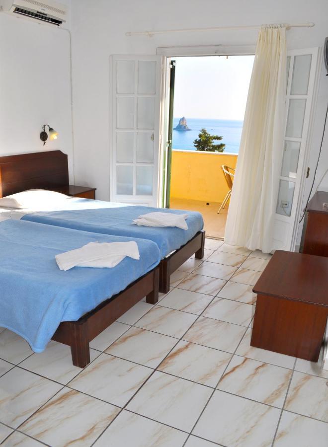 Holiday Apartments Maria With Pool And Panorama View - Agios Gordios Beach Ngoại thất bức ảnh