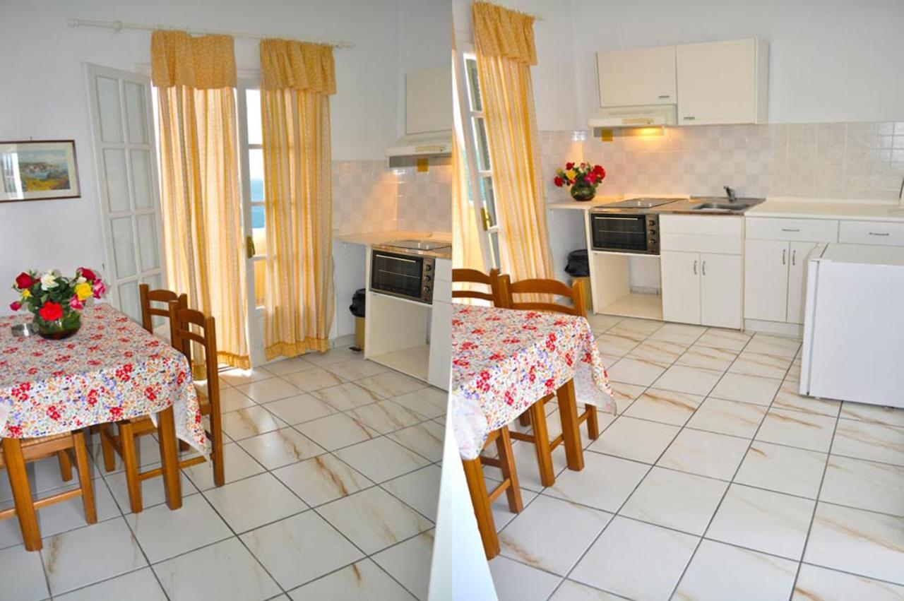 Holiday Apartments Maria With Pool And Panorama View - Agios Gordios Beach Ngoại thất bức ảnh