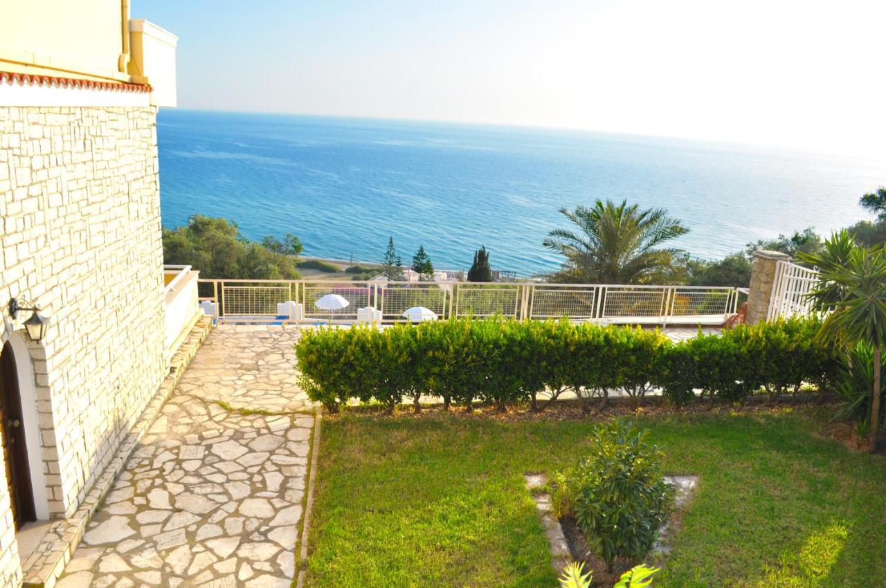 Holiday Apartments Maria With Pool And Panorama View - Agios Gordios Beach Ngoại thất bức ảnh