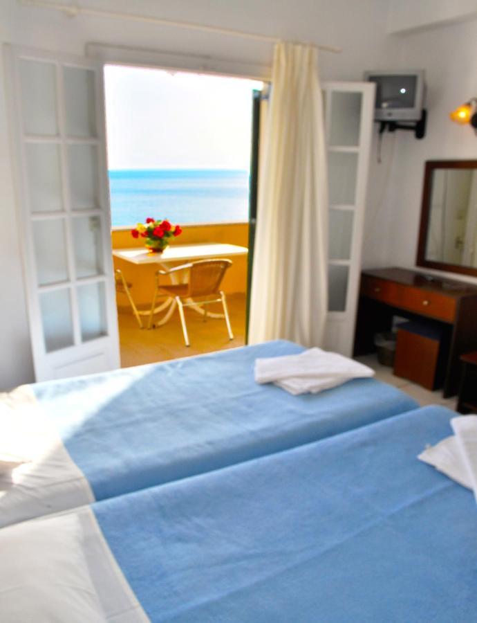 Holiday Apartments Maria With Pool And Panorama View - Agios Gordios Beach Ngoại thất bức ảnh